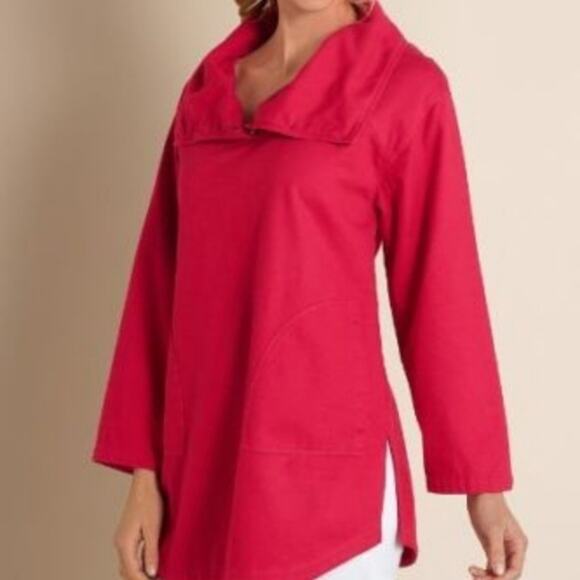 Soft Surroundings Port Royale Red Poppy Tunic - Picture 11 of 11